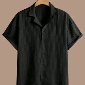 Half sleeve black shirt